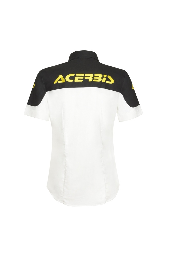 CAMISA ACERBIS PADDOCK MUJER - BLA/NEG - foto 3