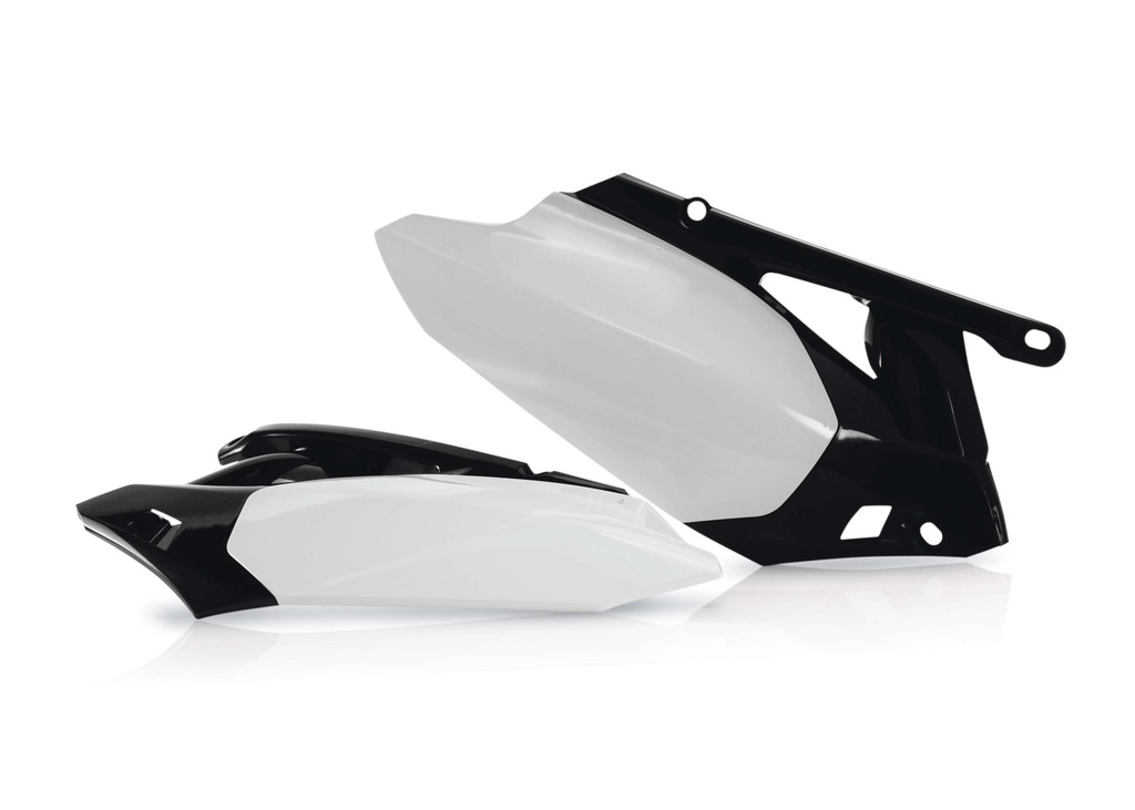 Cachas Lat.Yam Yzf250/450 - Wrf 250/450 - Blanco/Negro