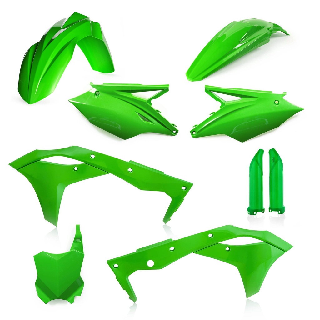 Full Kit Plast. Kaw Kxf 250 (19) - Verde
