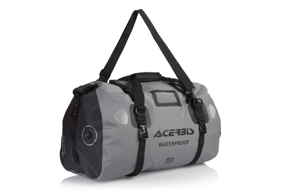 Bolso Impermeable moto Horizont X-Water 40Lts - Gris/Negro
