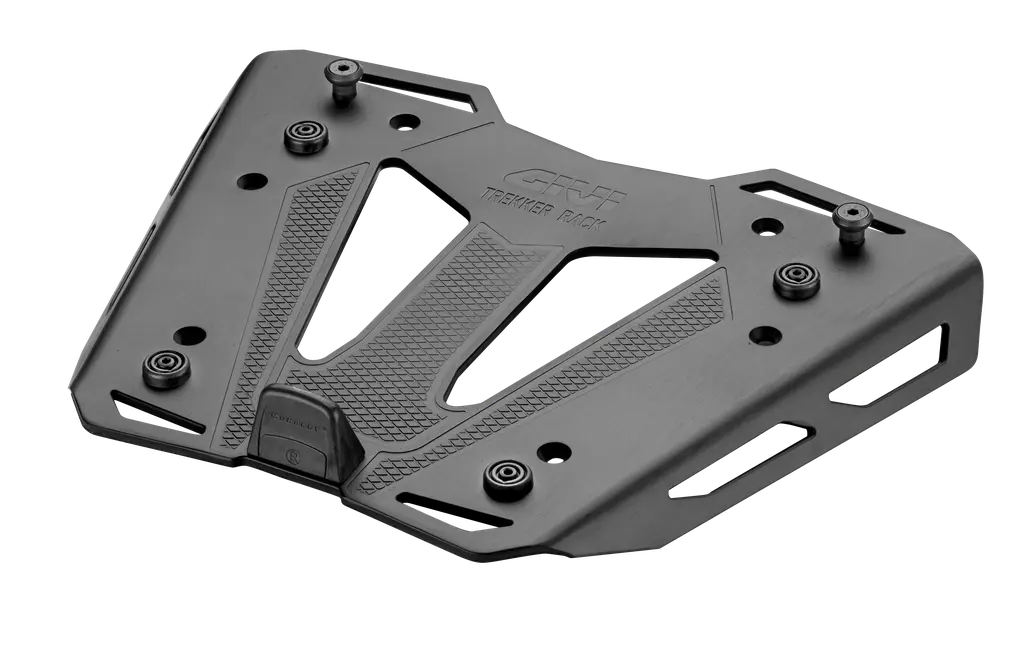 Base soporte trasero monokey trekker en aluminio anodizado - negro