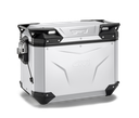 BAUL MONOKEY® TREKKER OUTBACK DER. EVO ALUMINIO ANODIZ. 48 LTS - AÑADIR KIT SMART SECURITY L