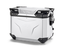 BAUL MONOKEY® TREKKER OUTBACK IZQ. EVO ALUMINIO ANODIZ. 48 LTS - AÑADIR KIT SMART SECURITY L