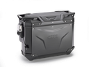BAUL TREKKER OUTBACK DER. EVO ALUMINIO NEGRO ANODIZ. 33 LTS - AÑADIR KIT SMART SECURITY L