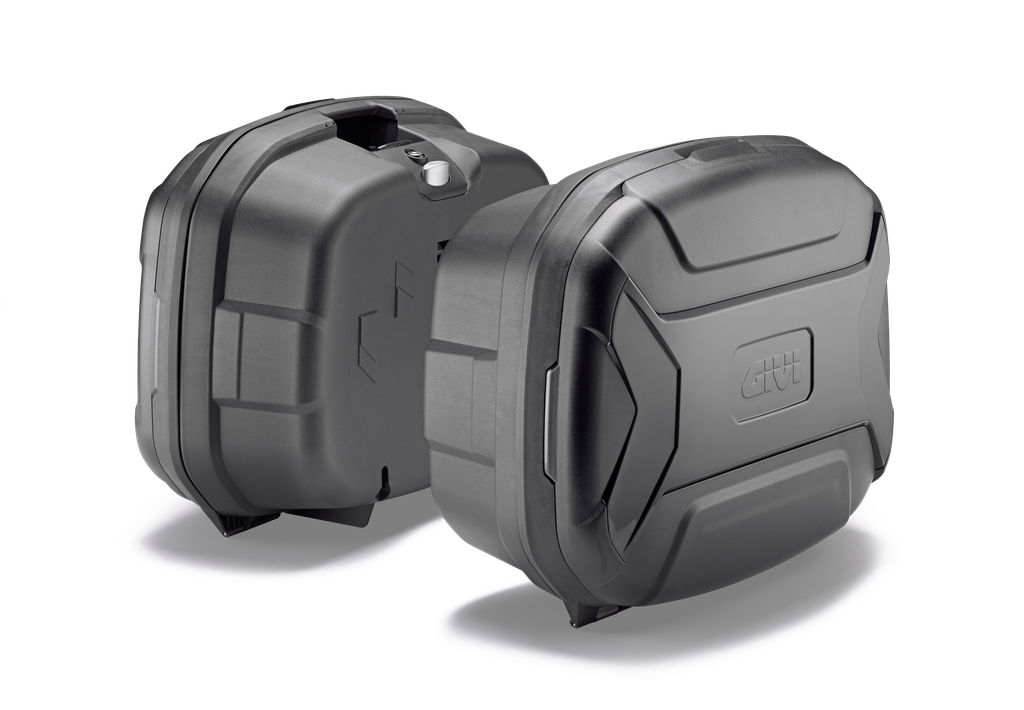 Par De Baules Laterales Trekker 35 Lts - Aluminio Negro