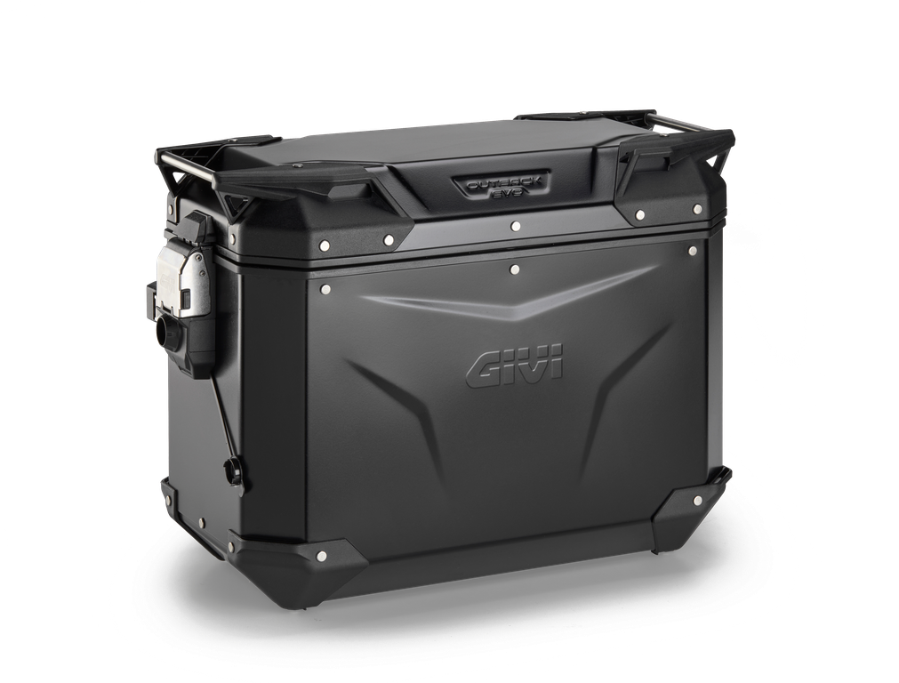 Baul Monokey® Trekker Outback Evo Al.Negro Der. 44 Lts - Añadir Kit Smart Security L