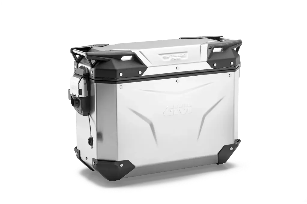 BAUL MONOKEY® TREKKER OUTBACK DER. EVO ALUMINIO 37 LTS - AÑADIR KIT SMART SECURITY LOCK