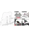 Kit especifico para el montaje del Smart Mount S904B - Benelli/BMW/Kymco/Yamaha