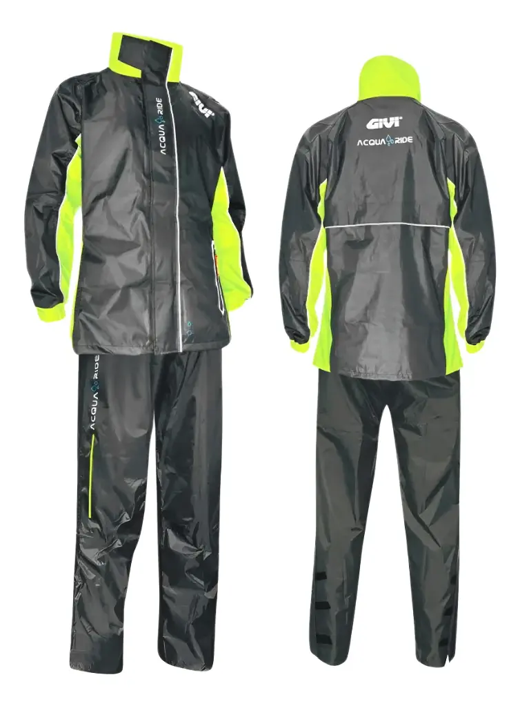 Conjunto p/lluvia Campera-pant - Negro/amaf