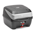 Top Case 32 Lts Monolock - Negro - Incluye Kit Y Parrilla Universal