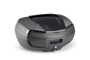 Top case monolock riviera 46lts negro/negro