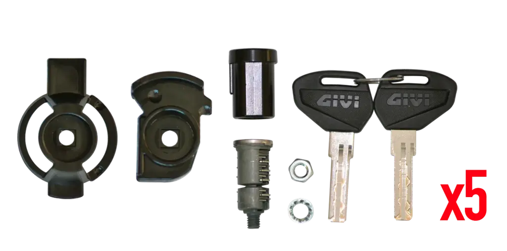 Kit cierre security lock para 1 maleta completa de bombin y pletina bajo cierre