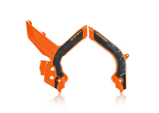 [0023599.209] Protector de chasis x-grip ktm sx 125/150/250 sx-f 250/350/450 (19) (Naranja/Negro)