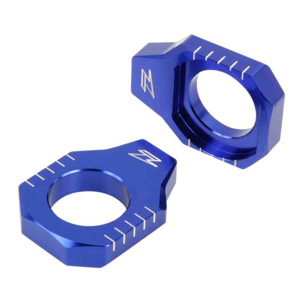 Bloque de eje trasero kaw kx250f 17- / 450f 16- - azul