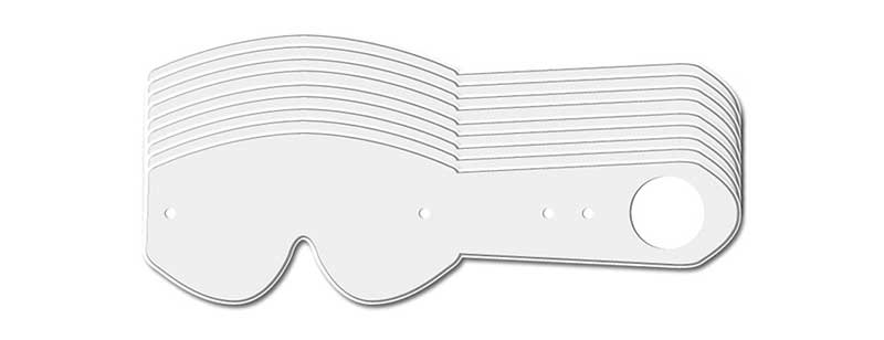 Tear off antiparra adulto - 10 lens (tambien p/ sist eco 3290)