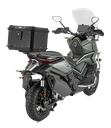 TOP CASE MONOLOCK ALPINA C/CRABLOCK - SIST. DESENGANCHE INTERIOR - 44LTS ALUMINIO NEGRO