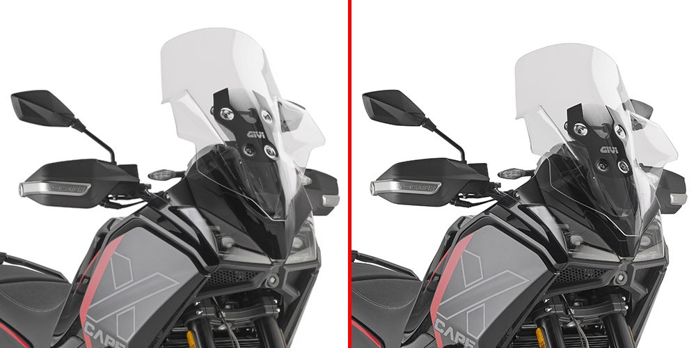Parabrisas espec transp 54,5 x 46 cms MOTO MORINI x-cape 700 (25)