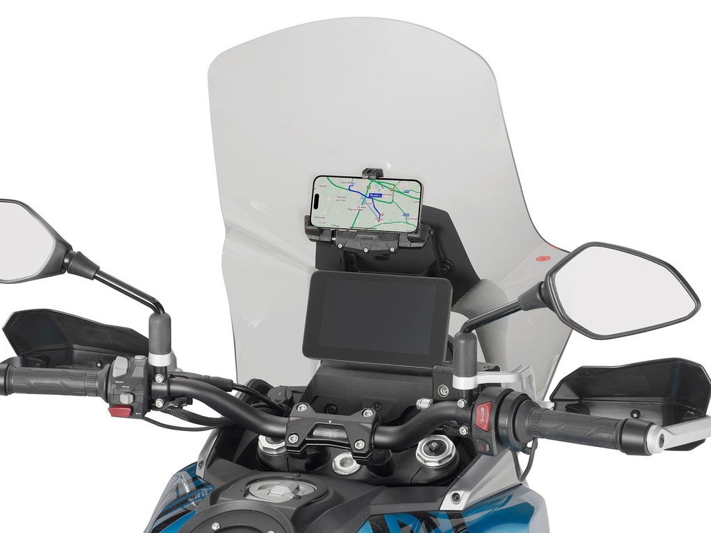 Barra para colocar s902a s920m s920l y porta gps-smartphone QJ MOTOR SRT 600 sx (24-25)