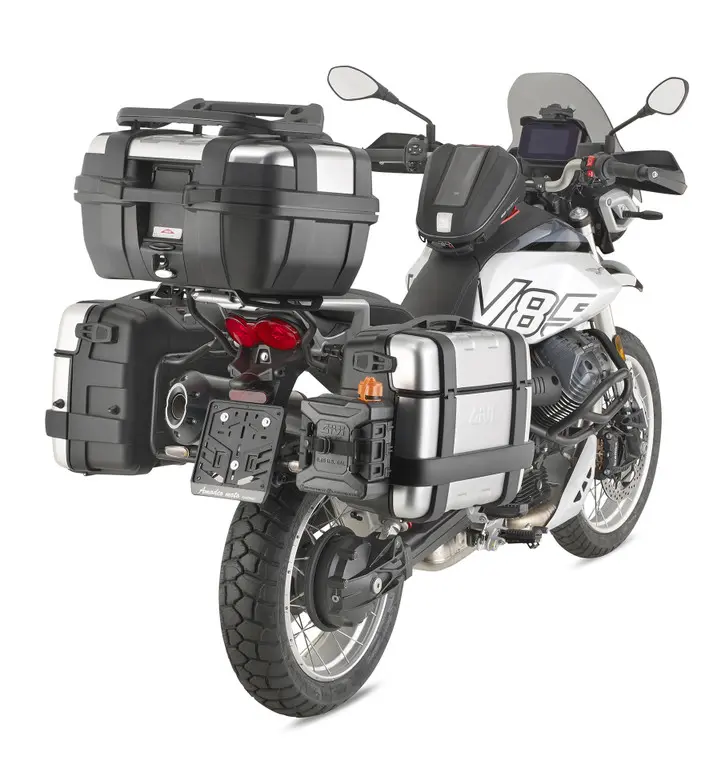 Soporte lat pl onefit p/ maletas monokey moto guzzi v85 tt (24)