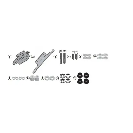 Kit Especifico Para El Montaje Del Plr2139/Plxr2139/Pl2139Cam - Tracer 900/Tracer 900 Gt (18-19)