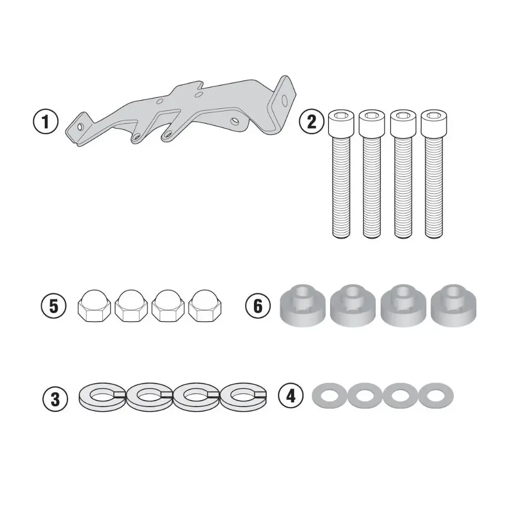 Kit Especifico Para El Montaje Del Tst3113 (Sin 3113Fz) Suzuki Gsx S750 (17-18)