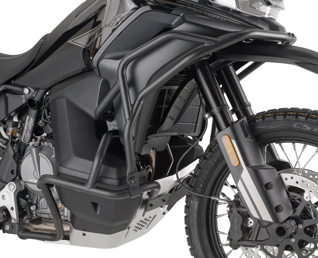 Defensa De Motor Alta Negra Cfmoto 800 Mt-X