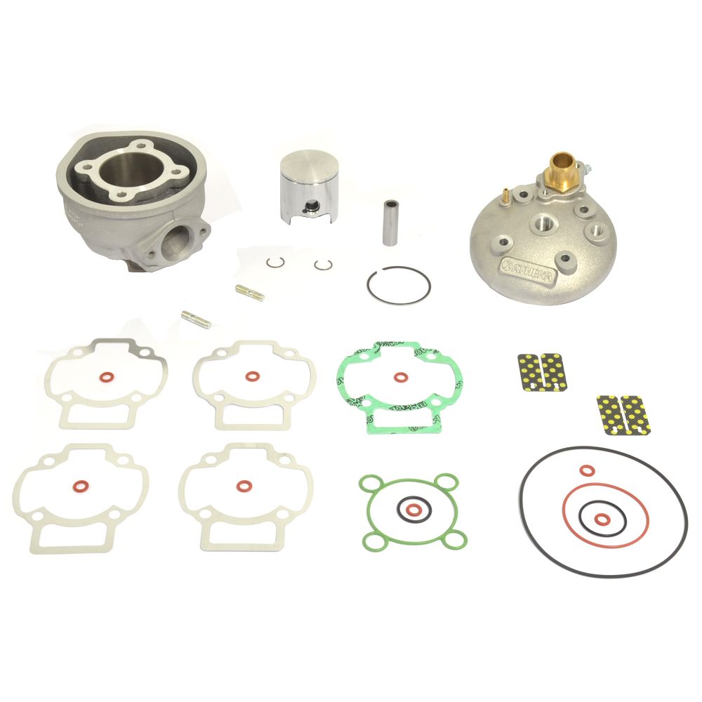 Kit de Cilindro Aumentado con Tapa Ø 47,6 mm, 70 cc, Perno Ø 12 mm, Pistón de Cabeza Abombada