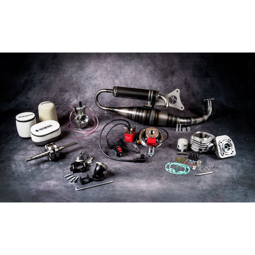 Kit de Cilindro Aumentado Ø 47,6 mm, 70 cc, Perno Ø 10 mm, Pistón de Cabeza Plana