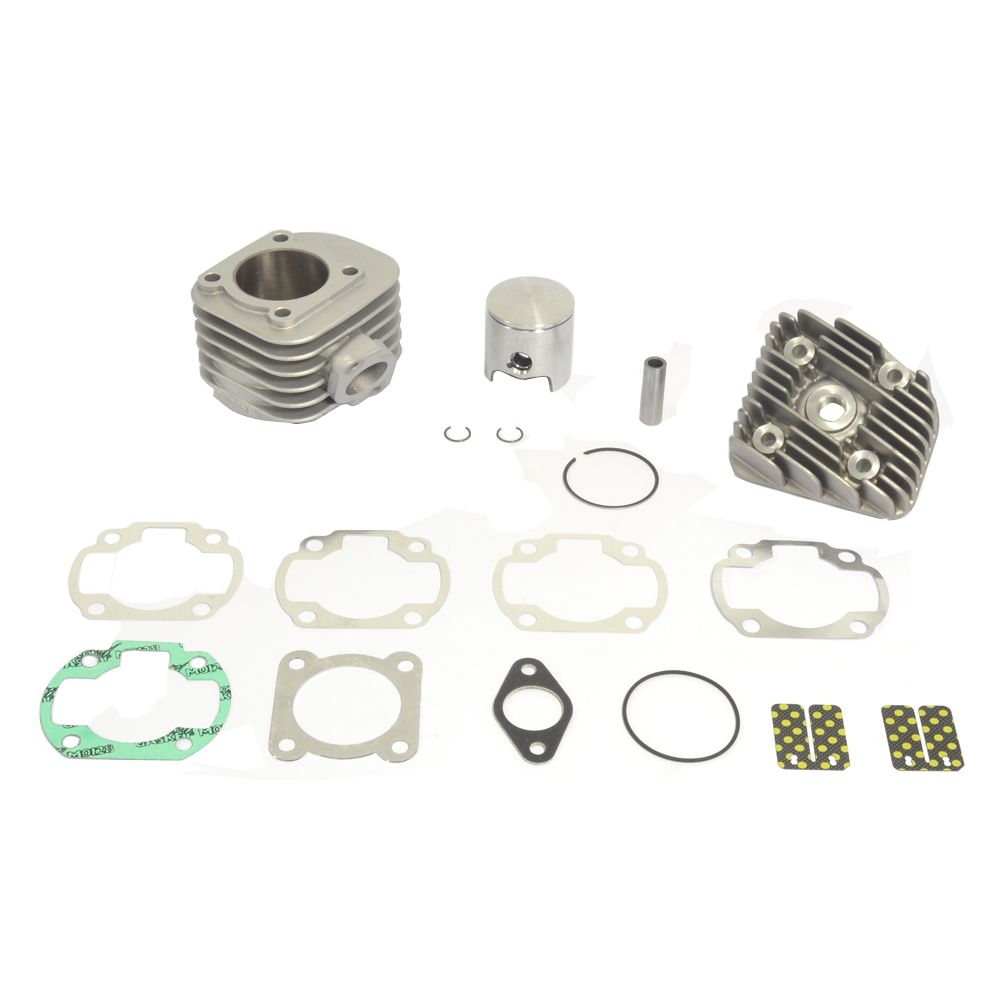 Kit de Cilindro Aumentado con Tapa Ø 47,6 mm, 70 cc, Perno Ø 12 mm, Pistón de Cabeza Abombada