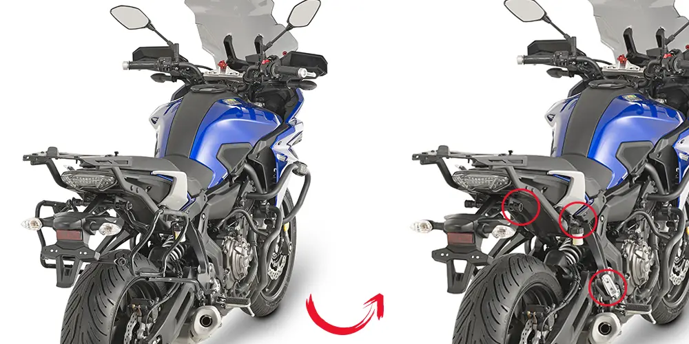 Soporte Lateral V35 Yamaha Mt-07 Tracer (16 - 18)