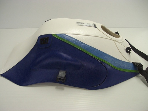 [BAG-1234B] Protector de Tanque Bagster Yamaha XJ 900 (BLANCO/AZUL/BANDE CIELO)