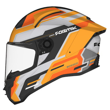 CASCO BORNO BOSSED ROSA/TURQUESA BLANCO PERLADO
