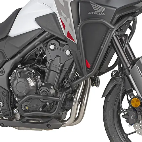 Defensa De Motor Alta Negra Honda Nx 500