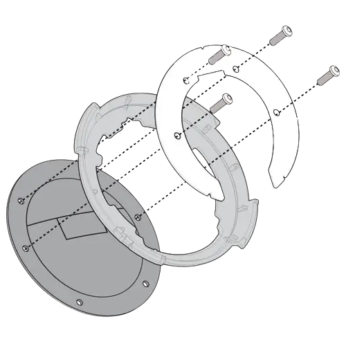 Adaptador P/ Bolsos Tanklock - Ktm Duke 125-200-390 (11-16)