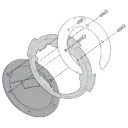 Adaptador P/ Bolsos Tanklock - Ktm Duke 125-200-390 (11-16)