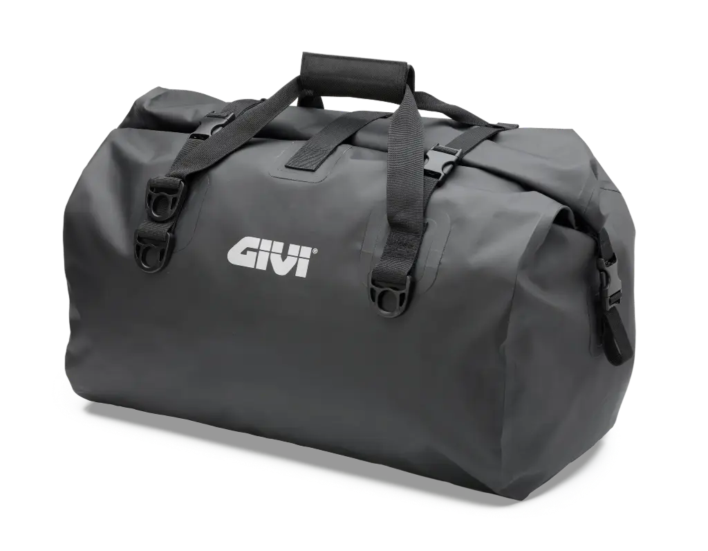 Bolso Sillin Grande Impermeable 60 Lts - Negro