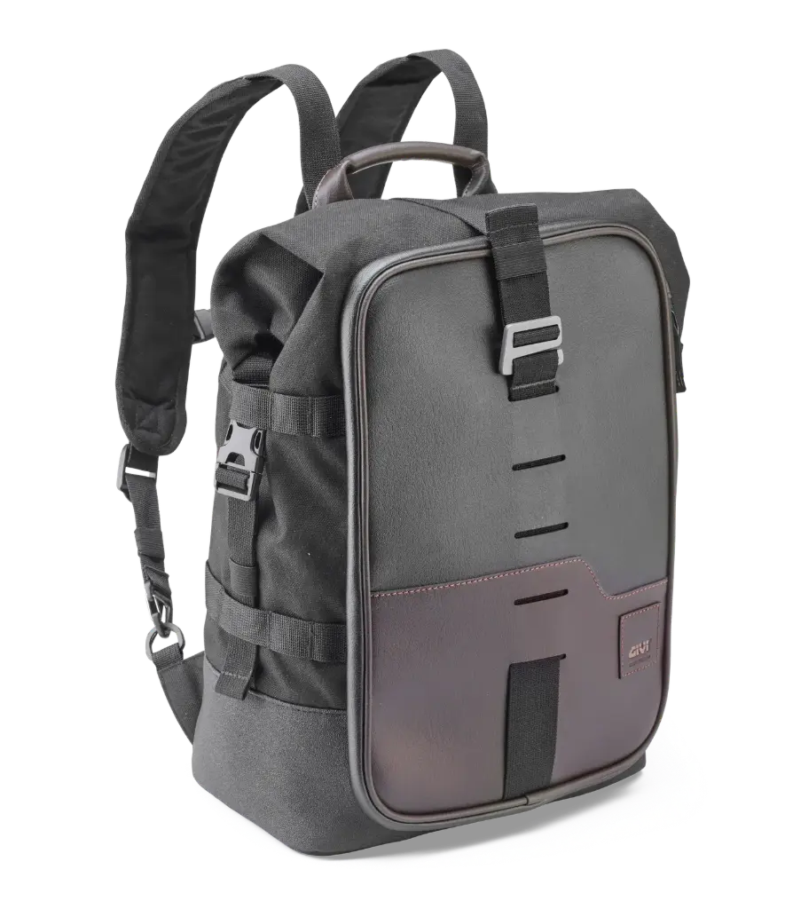 Mochila cafe racer transformable en bolso sillin - 18 lts.