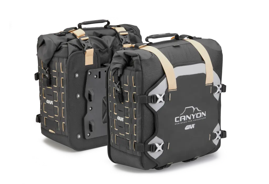 Par De Alforjas Laterales Impermeables Para Enduro Sist Unifit - 35 + 35 Lts