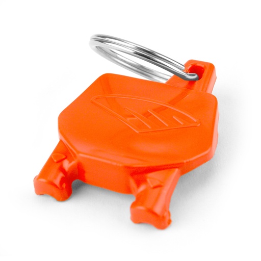 [0024218.010] Llavero Cycra Portanumero Moto (Naranja)