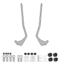 Kit Anclajes Especifico Para 5608A - Vespa Primavera/Sprint 50-125-150 (14 -18)