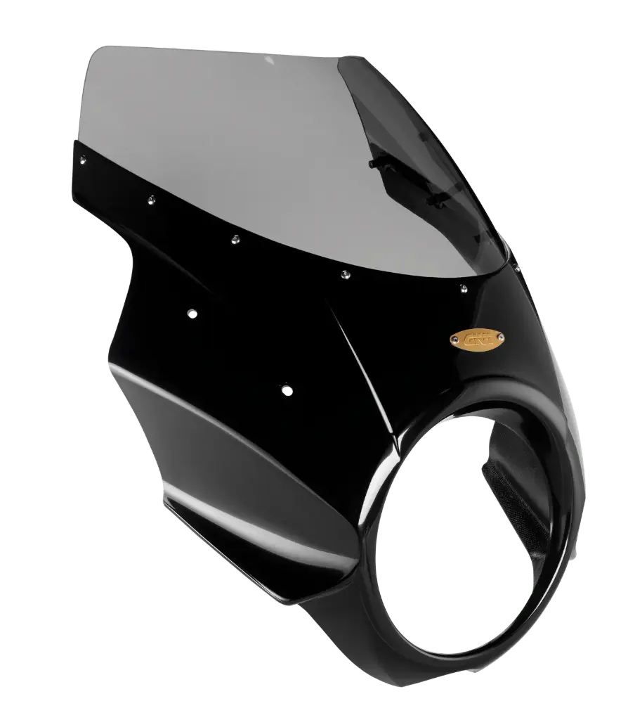 Parabrisa univ. humo (carenado fiberglass)combinar kit anclaje especifico de cada moto