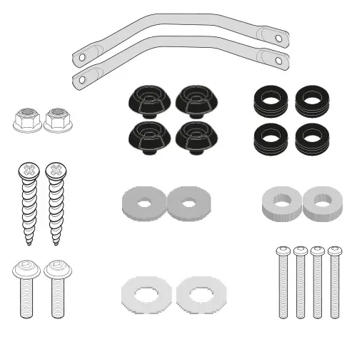 Kit anclaje especifico para 2123dt - yamaha n-max 125 (15-18)