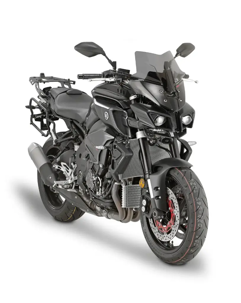 Cupula Deportiva Negra 36X36 Cm (Incluye Kit Anclaje Yamaha Mt 10 (16 -19)