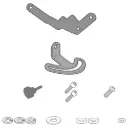 Kit Anclaje Especifico Para 5108Dt/5108D/5124Dt/5124D Bmw R1200Gs/Adventure (13-18)
