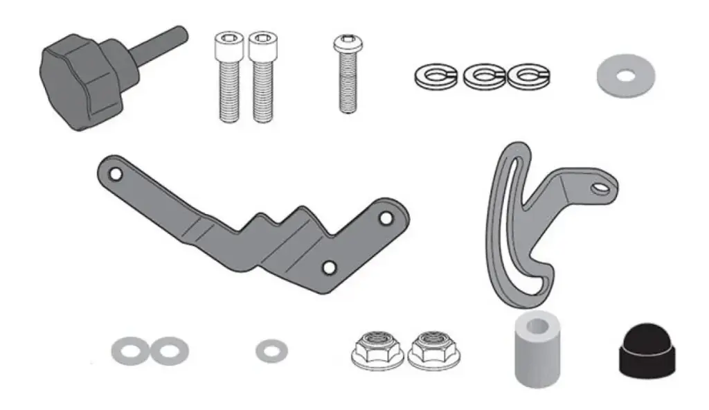 Kit De Anclaje Especifico Para 5124Dt/5124D - Bmw R 1250 Gs (19)