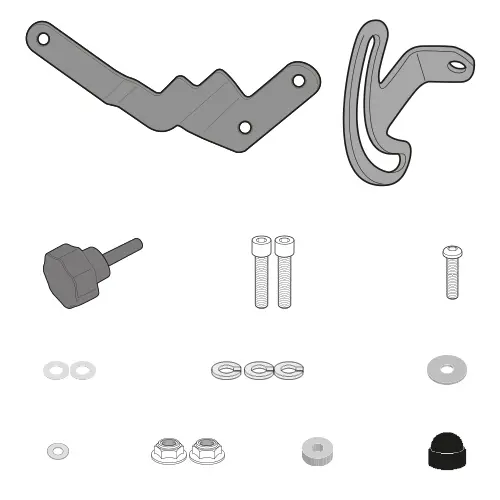 Kit Anclaje Especifico Para 5124Dt / 5124D - Bmw R 1250 Gs Adventure (19)