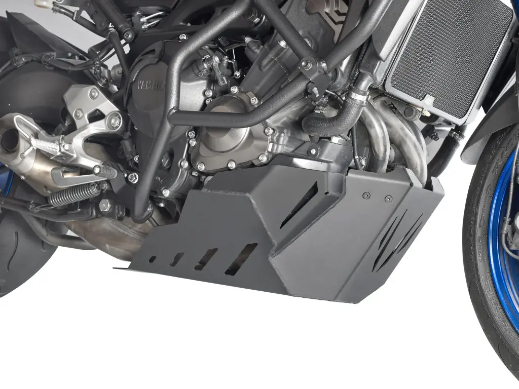 Cubrecarter aluminio anodizado negro yamaha mt-09 tracer (15-17)