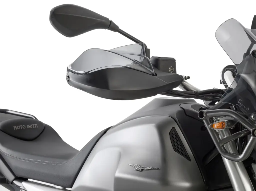 Extension En Plexiglas Ahumado Para Paramanos Originales Moto Guzzi V85 Tt (19)