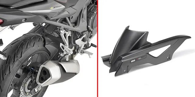 Guardabarro Cubrecadena Abs Honda Cb 750 Hornet (23)