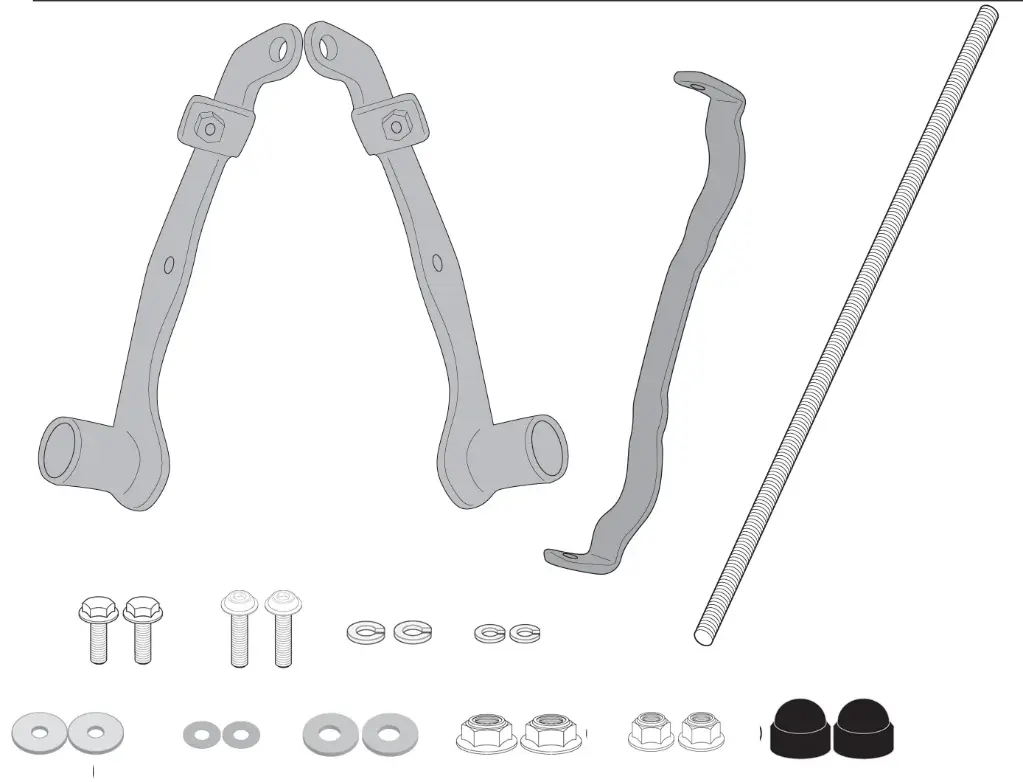 Kit anclajes para proyectores s310 o s322 - yamaha mt-09 tracer (15-17)